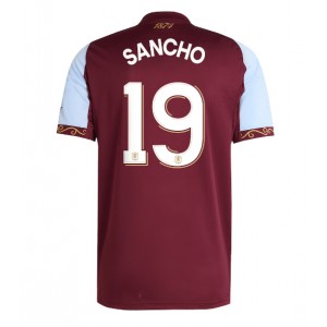 Fotbalové Dres Aston Villa Jadon Sancho #19 Domácí Oblečení 2025-26 Krátký Rukáv